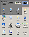 Key layout for Windows Companion including icons for Cut, Copy, Paste, Undo, Save, Print and more