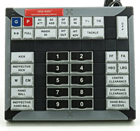 X-keys XK-60 for Vital Stats Aussie Rules Football program